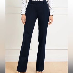 Talbots Barely Boot Dress Pant Navy 10